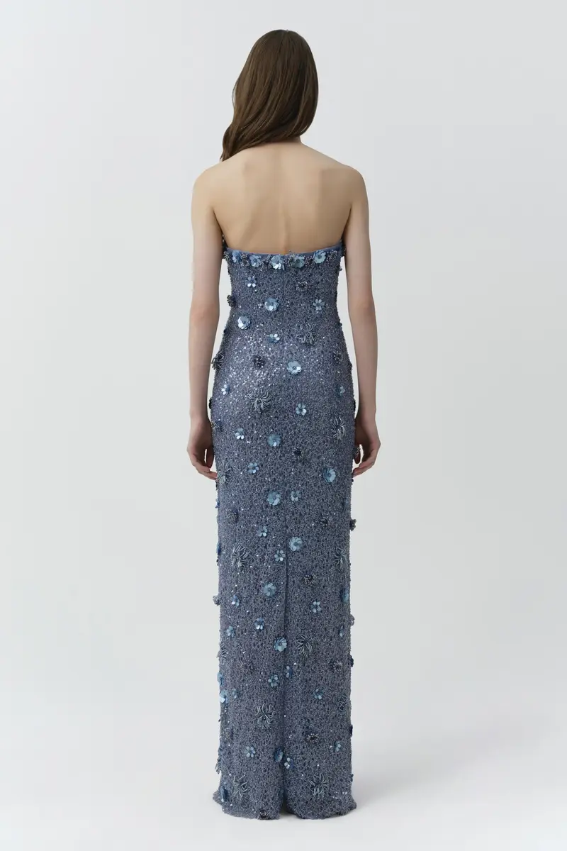 Simkhai Serafina Strapless Embellished Gown | Thumbnail 5