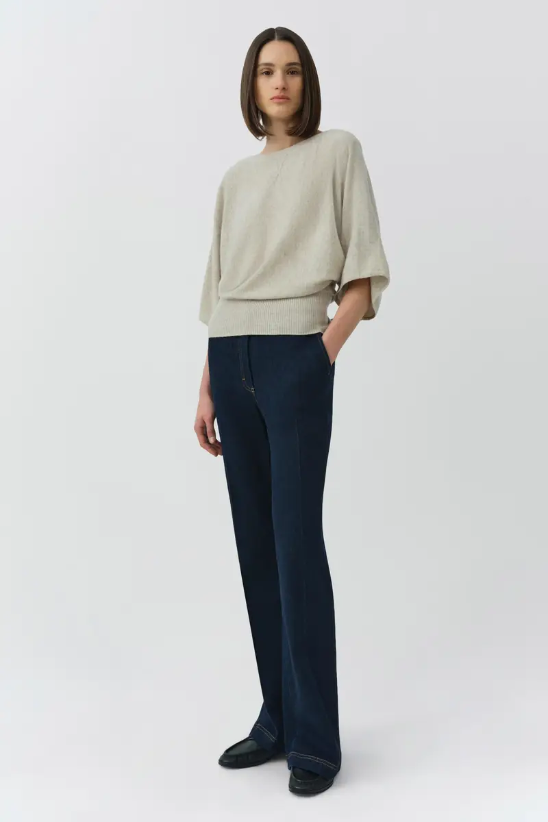Simkhai Shai Cashmere Dolman Boxy Tee | Thumbnail 4