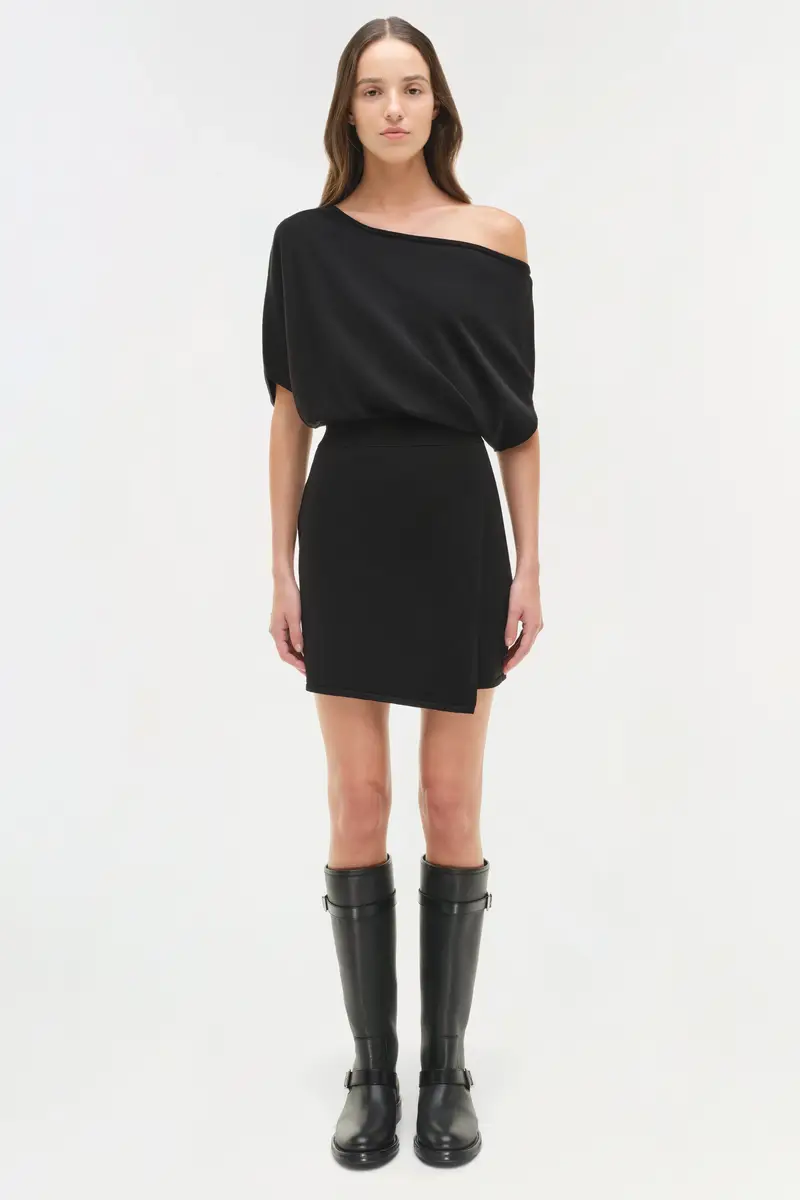 Simkhai Shania Off Shoulder Knit Mini Dress | Thumbnail 7 Simkhai Shania Off Shoulder Knit Mini Dress | Thumbnail 7