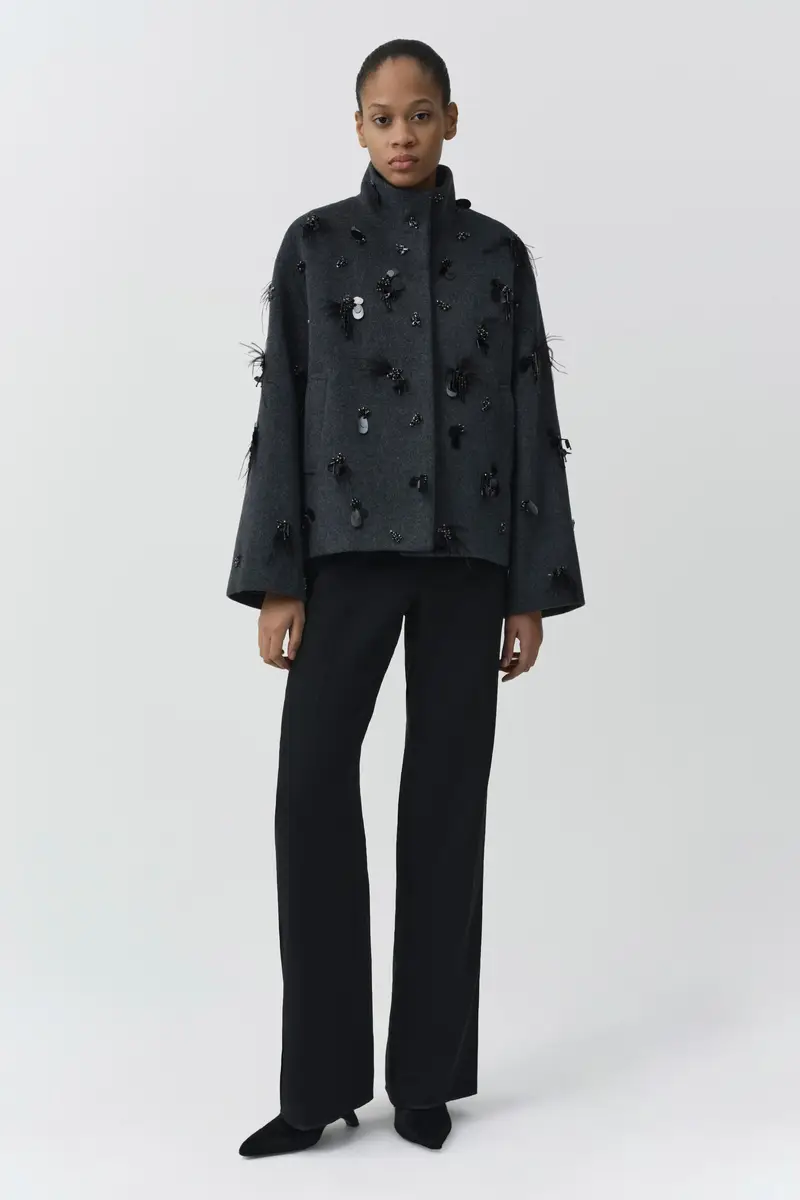 Simkhai Siena Embellished Wool Jacket | Thumbnail 2 Simkhai Siena Embellished Wool Jacket | Thumbnail 2