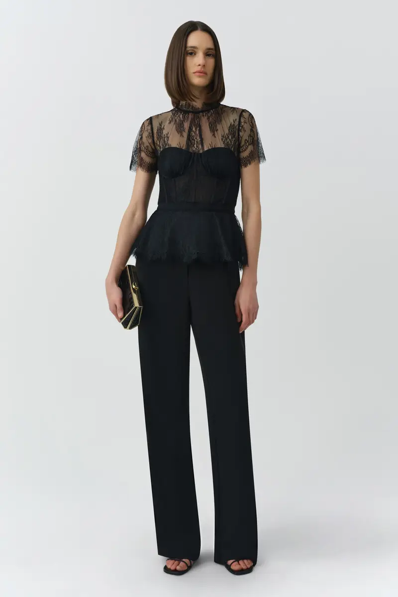 Simkhai Signature Kehlani Lace Bustier Top | Thumbnail 2