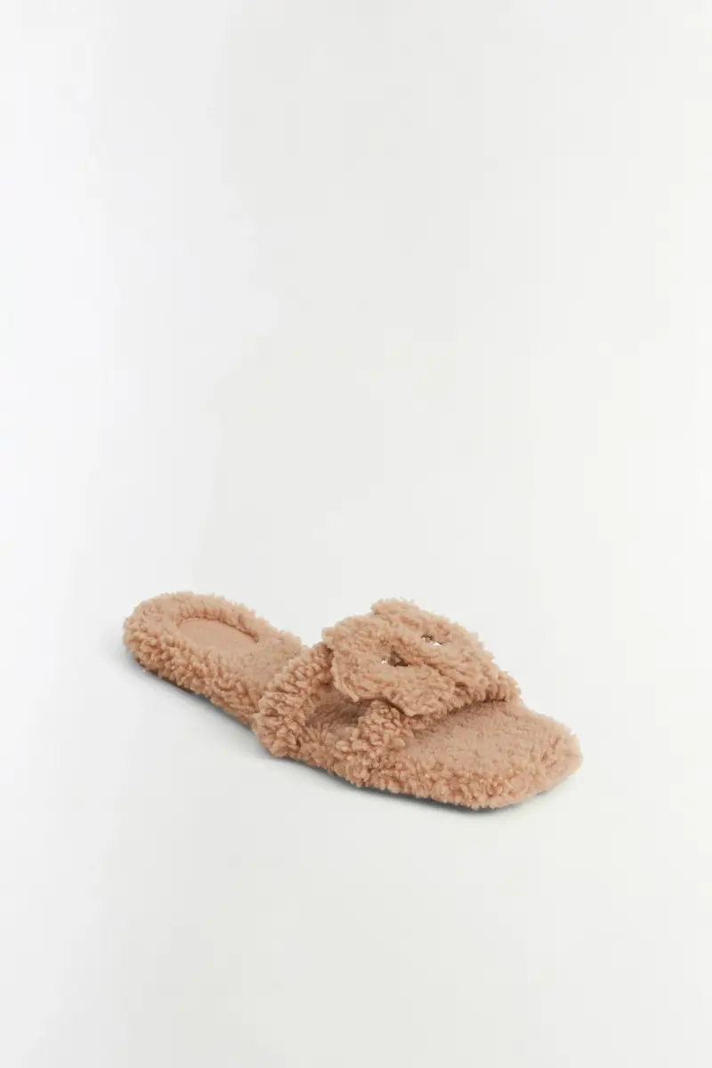 Simkhai Simkhai Monogram Shearling Slide | Thumbnail 2 Simkhai Simkhai Monogram Shearling Slide | Thumbnail 2