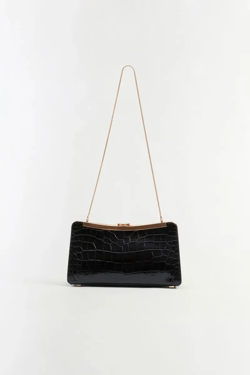 Simkhai Solange Croc-Embossed Leather Clutch | Thumbnail 7 Simkhai Solange Croc-Embossed Leather Clutch | Thumbnail 7