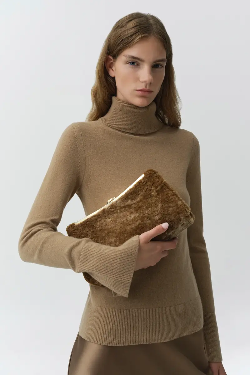 Simkhai Solange Shearling Clutch | Thumbnail 2 Simkhai Solange Shearling Clutch | Thumbnail 2