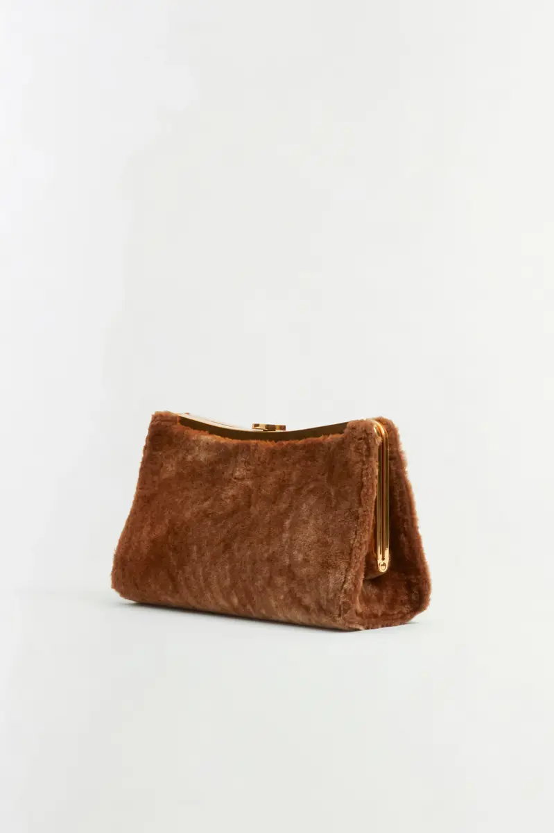 Simkhai Solange Shearling Clutch | Thumbnail 3 Simkhai Solange Shearling Clutch | Thumbnail 3