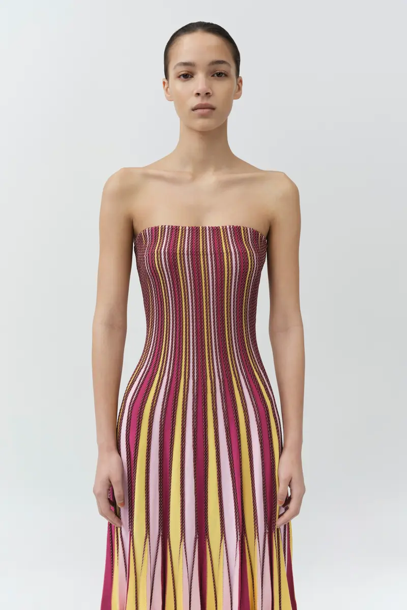 Simkhai Soleil Striped Midi Dress | Thumbnail 3 Simkhai Soleil Striped Midi Dress | Thumbnail 3
