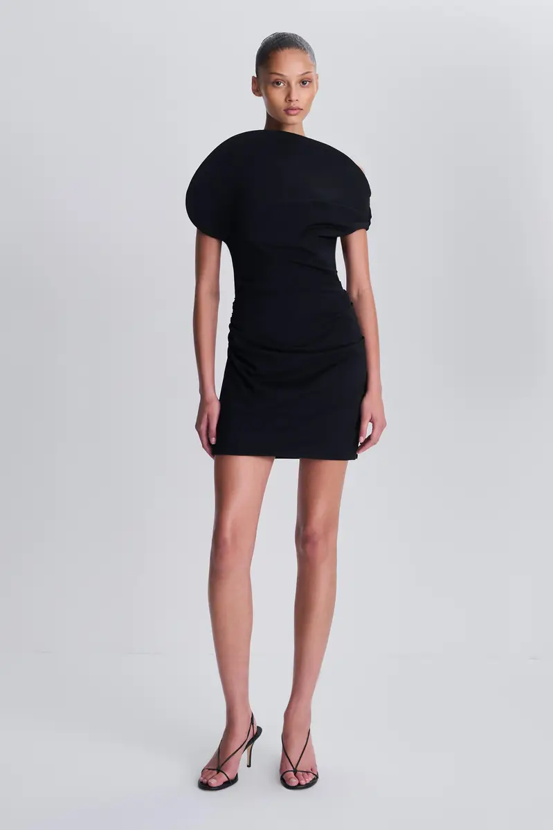 Simkhai Stefi Draped Mini Dress | Thumbnail 2 Simkhai Stefi Draped Mini Dress | Thumbnail 2