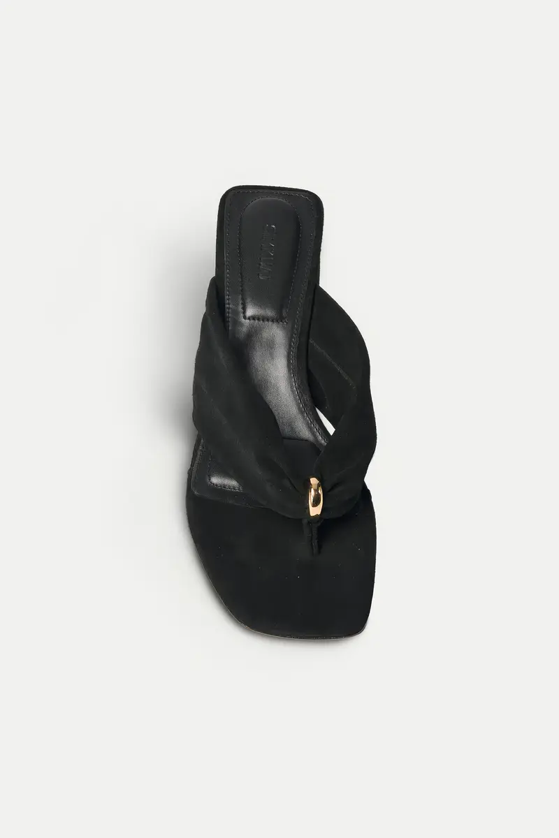 Simkhai Stella Suede Block Heel | Thumbnail 3 Simkhai Stella Suede Block Heel | Thumbnail 3