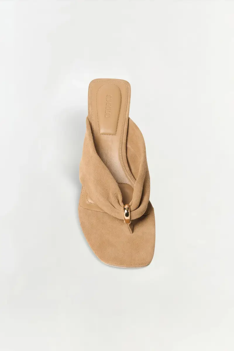 Simkhai Stella Suede Block Heel | Thumbnail 3 Simkhai Stella Suede Block Heel | Thumbnail 3