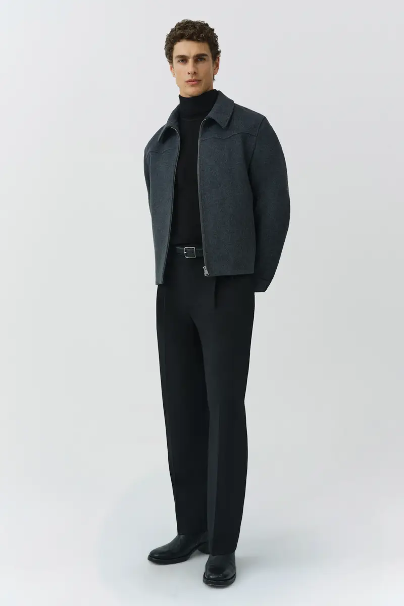 Simkhai Sterling Zip Front Wool Jacket | Thumbnail 4