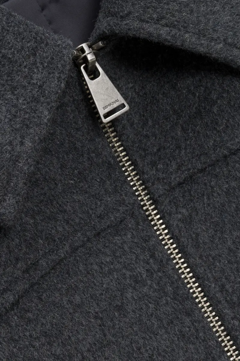 Simkhai Sterling Zip Front Wool Jacket | Thumbnail 6