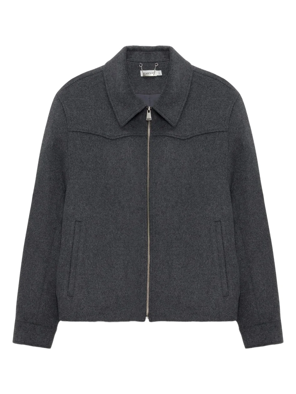 Sterling Zip Front Wool Jacket Sterling Zip Front Wool Jacket