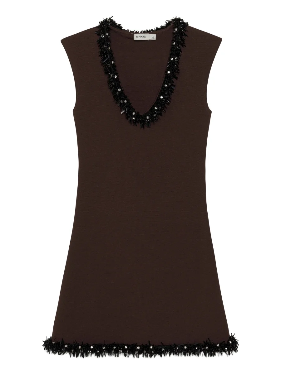 Simkhai Suki Compact Knit Mini Dress