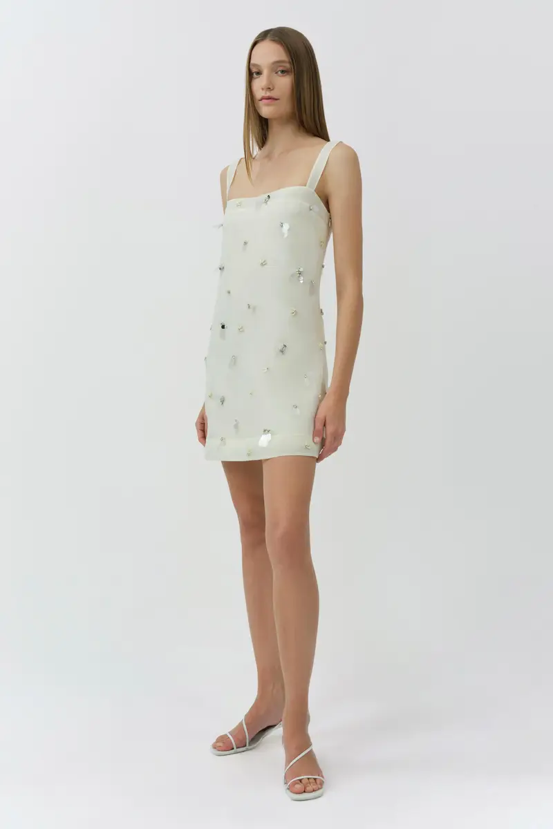Simkhai Sumi Embellished Organza Mini Dress | Thumbnail 4 Simkhai Sumi Embellished Organza Mini Dress | Thumbnail 4