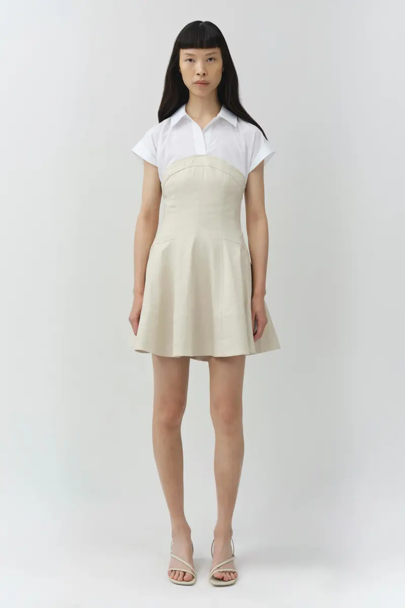 Simkhai Sundae Linen Mini Dress | Thumbnail 4 Simkhai Sundae Linen Mini Dress | Thumbnail 4