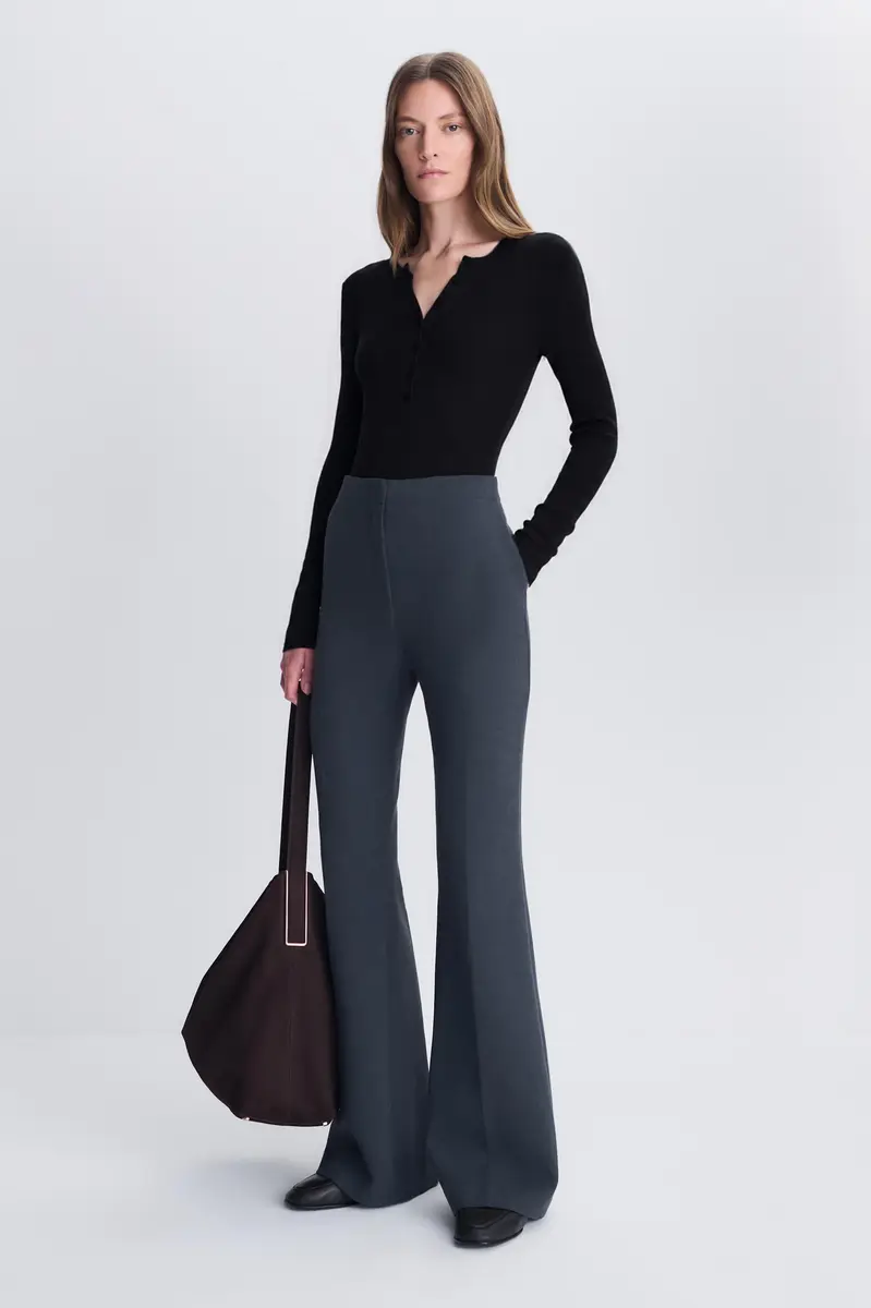 Simkhai Susanne Silk Cashmere Henley Bodysuit | Thumbnail 4 Simkhai Susanne Silk Cashmere Henley Bodysuit | Thumbnail 4