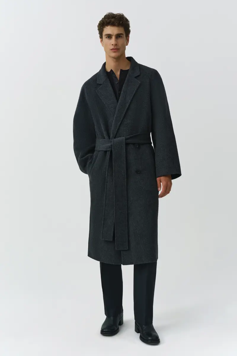 Simkhai Sutton Double Breasted Wool Coat | Thumbnail 3