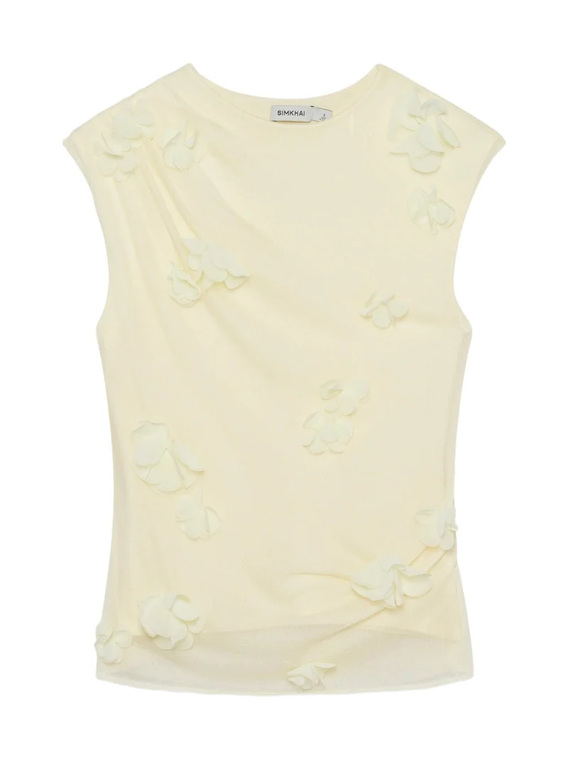 Tessa Floral Applique Top