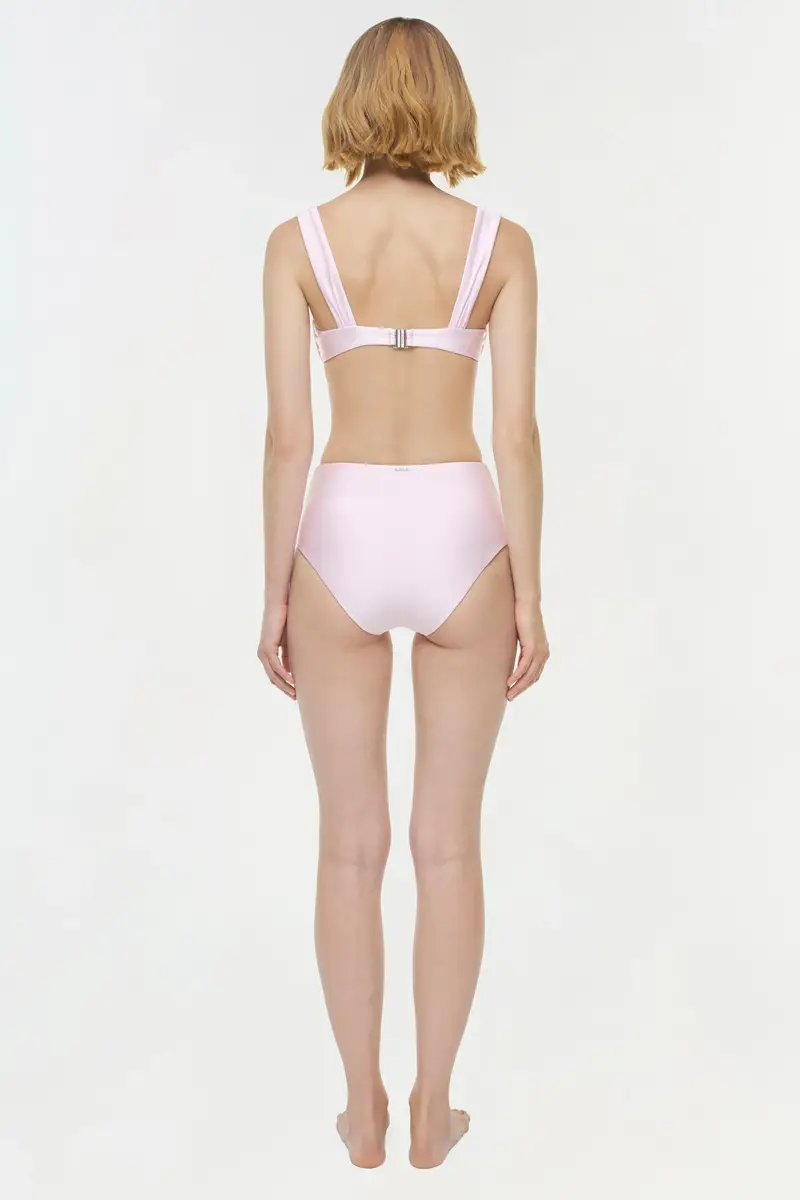 Simkhai Teya High Waisted Ruched Bikini Bottom | Thumbnail 5 Simkhai Teya High Waisted Ruched Bikini Bottom | Thumbnail 5