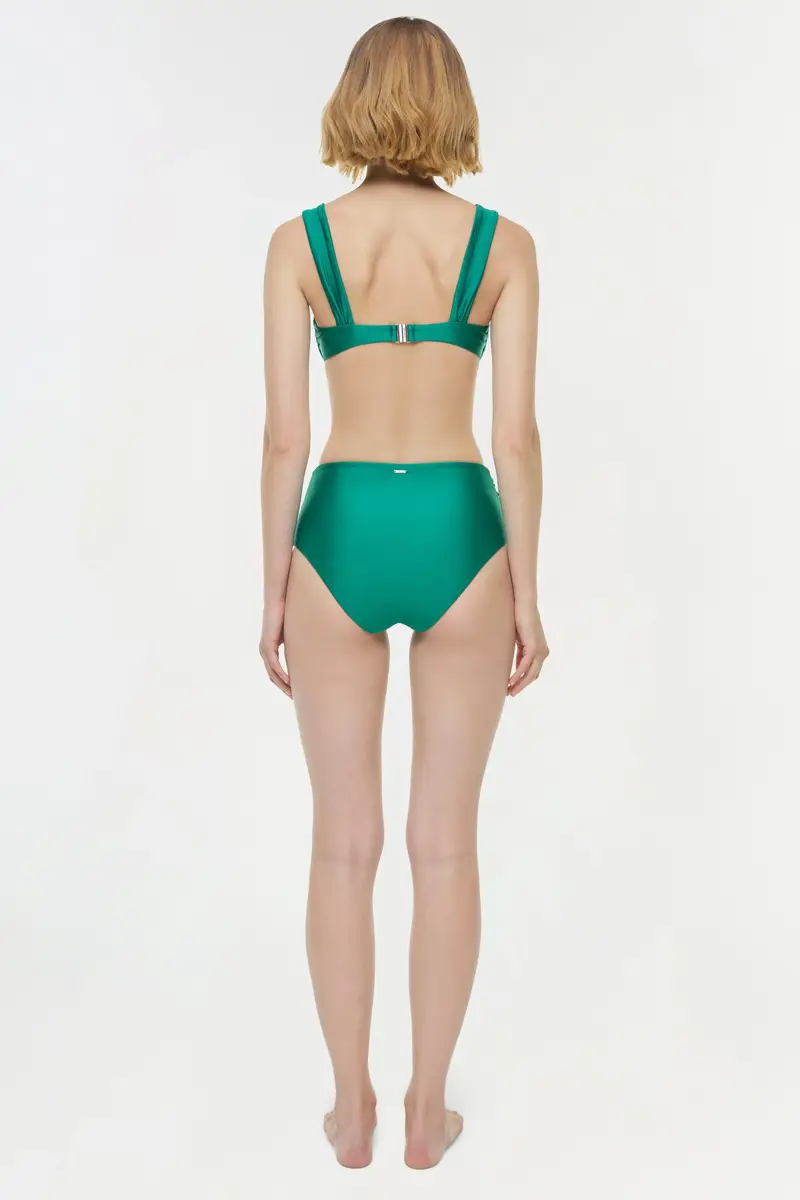 Simkhai Teya High Waisted Ruched Bikini Bottom | Thumbnail 5 Simkhai Teya High Waisted Ruched Bikini Bottom | Thumbnail 5