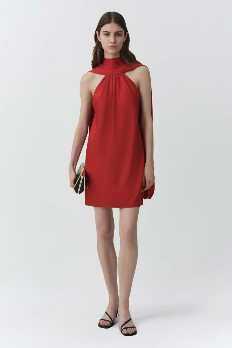 Simkhai Toni Satin Mini Dress | Thumbnail 2 Simkhai Toni Satin Mini Dress | Thumbnail 2