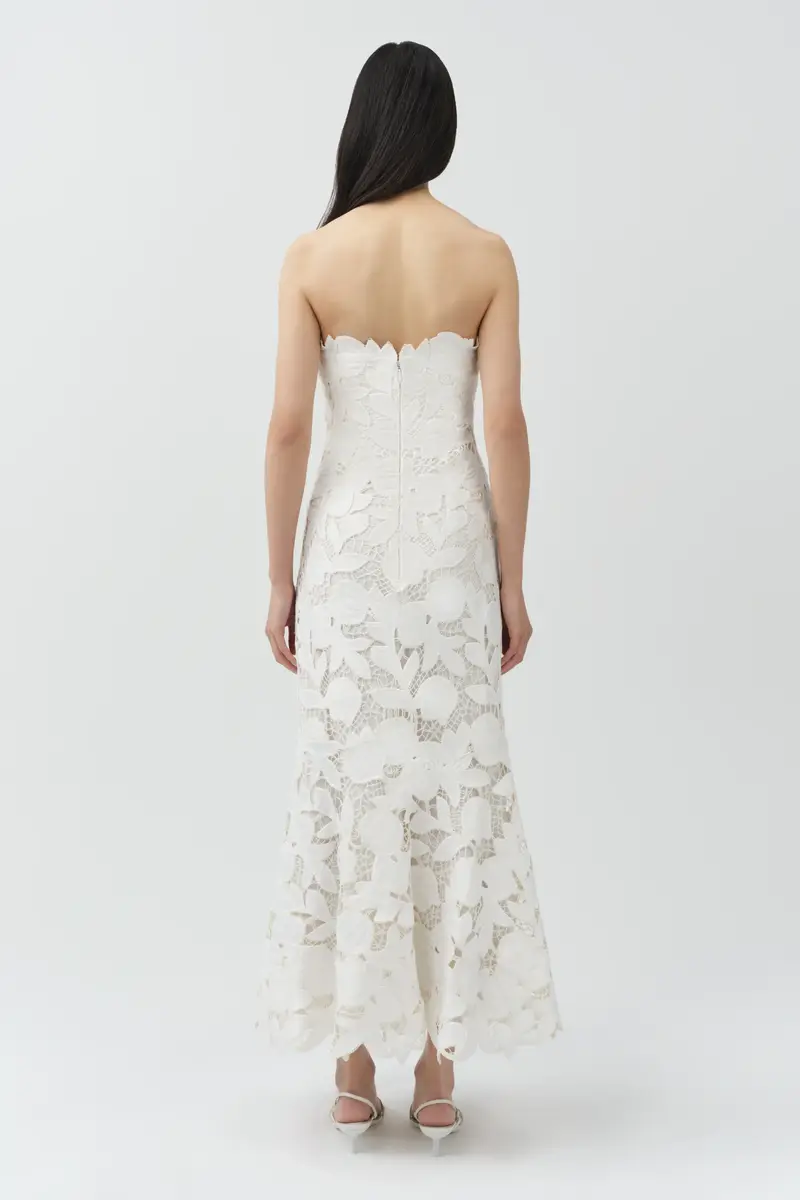 Simkhai Valletta Strapless Embroidered Dress | Thumbnail 5 Simkhai Valletta Strapless Embroidered Dress | Thumbnail 5