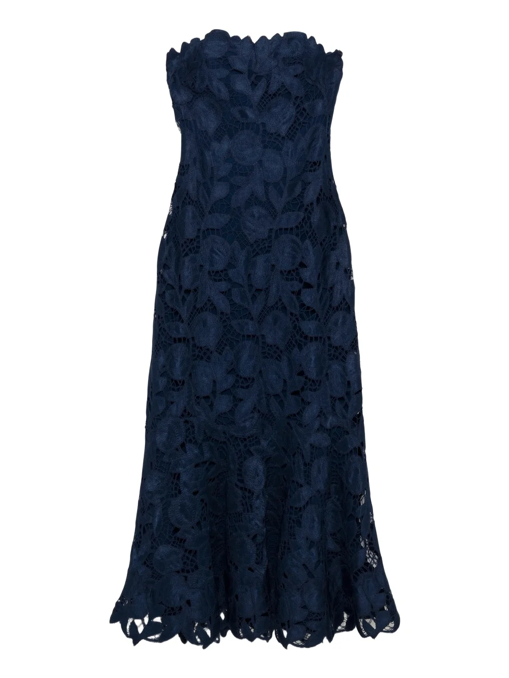 Valletta Strapless Embroidered Dress