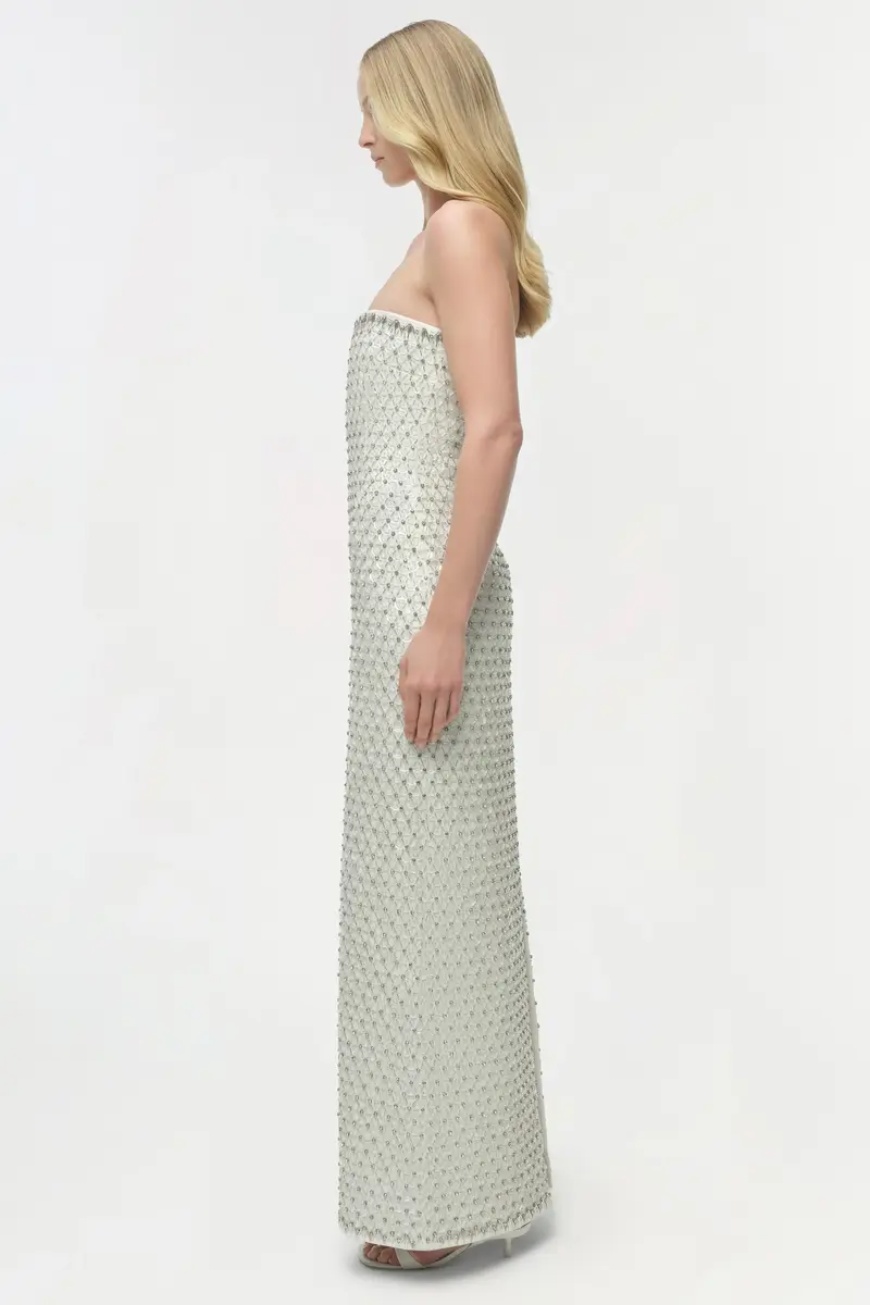 Simkhai Vanessa Embellished Bustier Midi Dress | Thumbnail 4 Simkhai Vanessa Embellished Bustier Midi Dress | Thumbnail 4