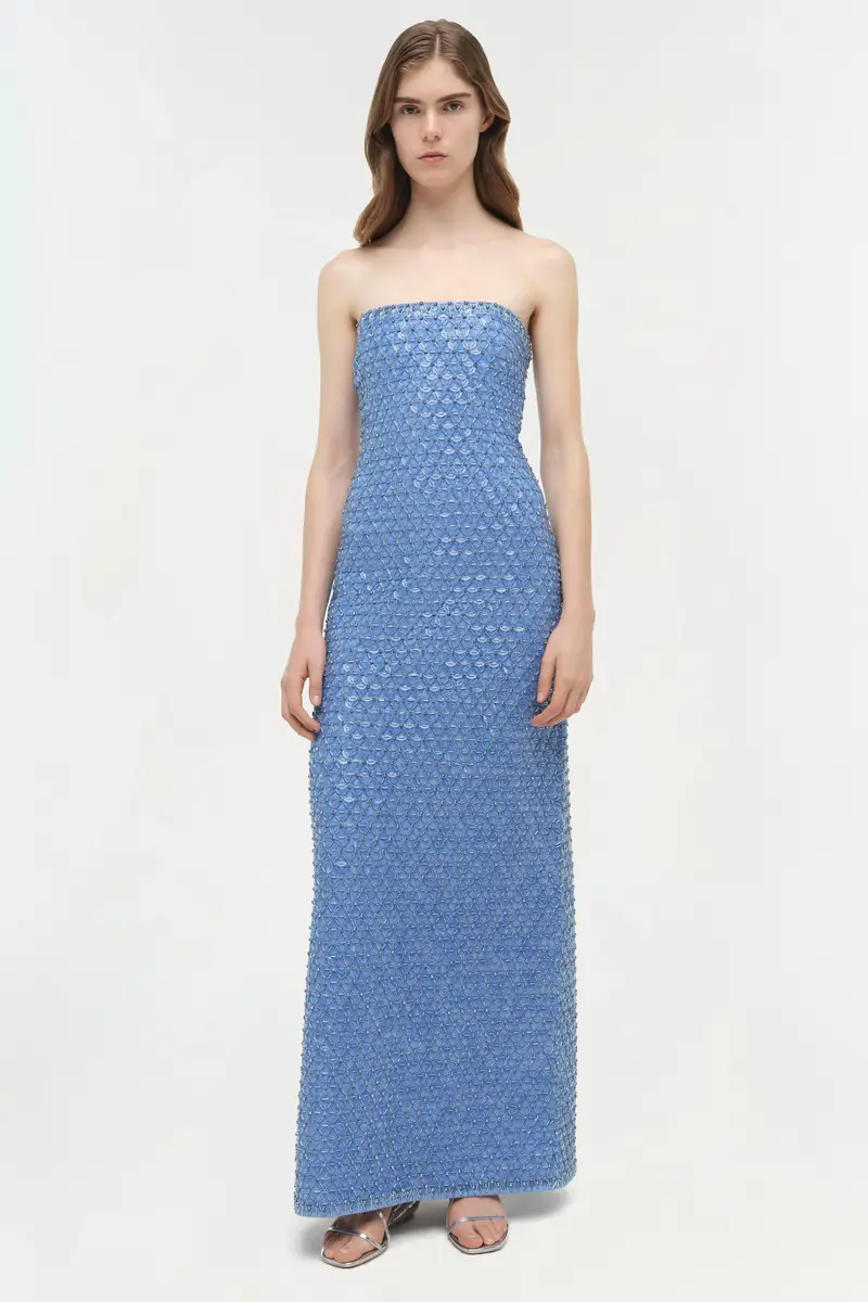 Simkhai Vanessa Embellished Bustier Midi Dress | Thumbnail 2