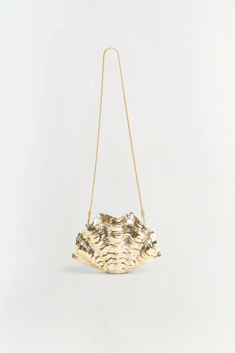 Simkhai Venus Metal Shell Clutch | Thumbnail 2