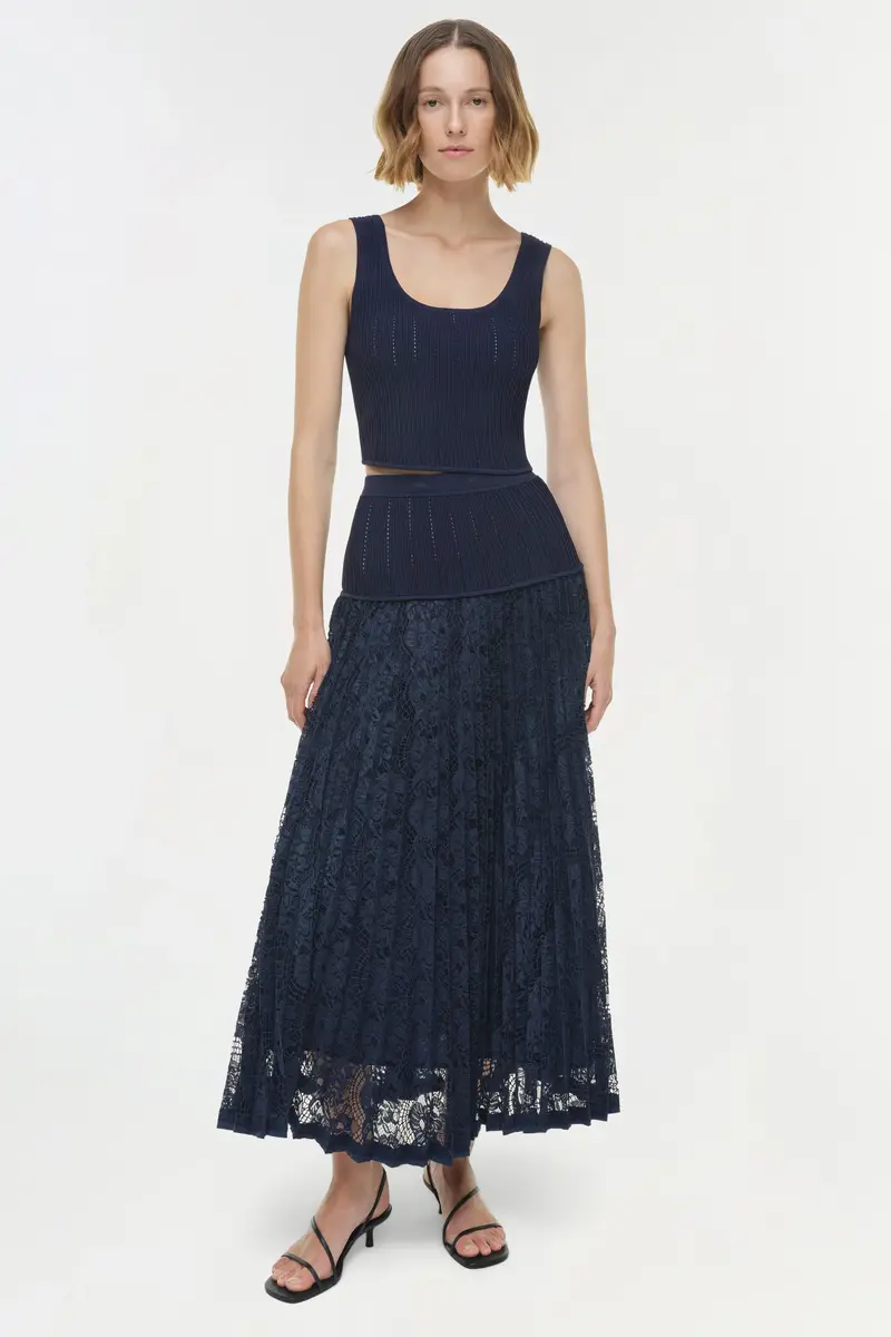 Simkhai Verona Lace Midi Skirt | Thumbnail 2 Simkhai Verona Lace Midi Skirt | Thumbnail 2