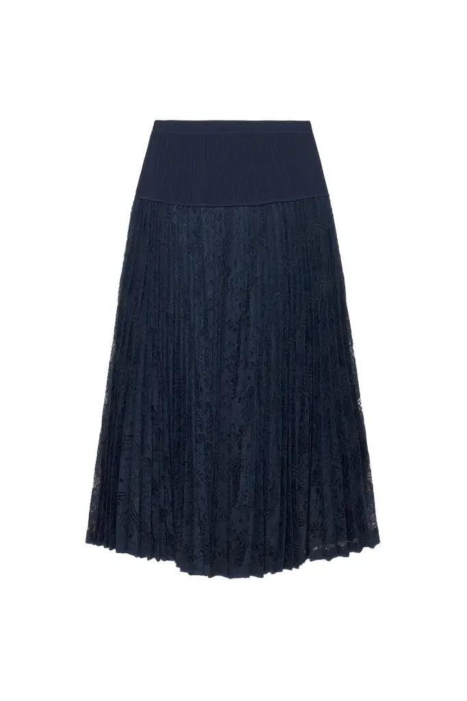 Simkhai Verona Lace Midi Skirt