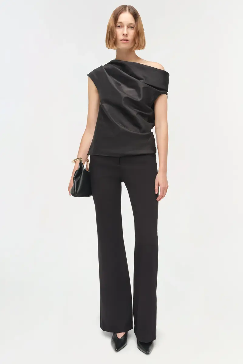 Simkhai Vivia Taffeta Draped Top | Thumbnail 2 Simkhai Vivia Taffeta Draped Top | Thumbnail 2