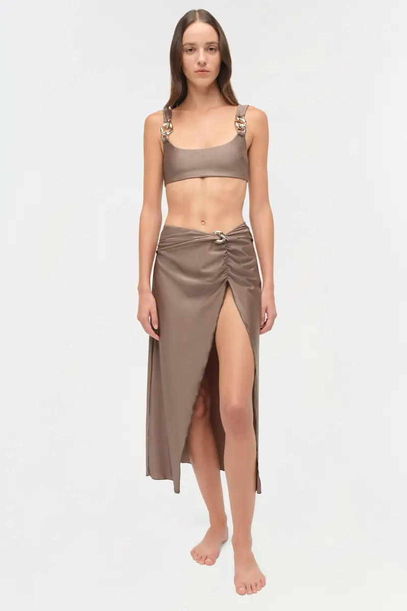 Simkhai Wilda Satin Tank Top | Thumbnail 2 Simkhai Wilda Satin Tank Top | Thumbnail 2