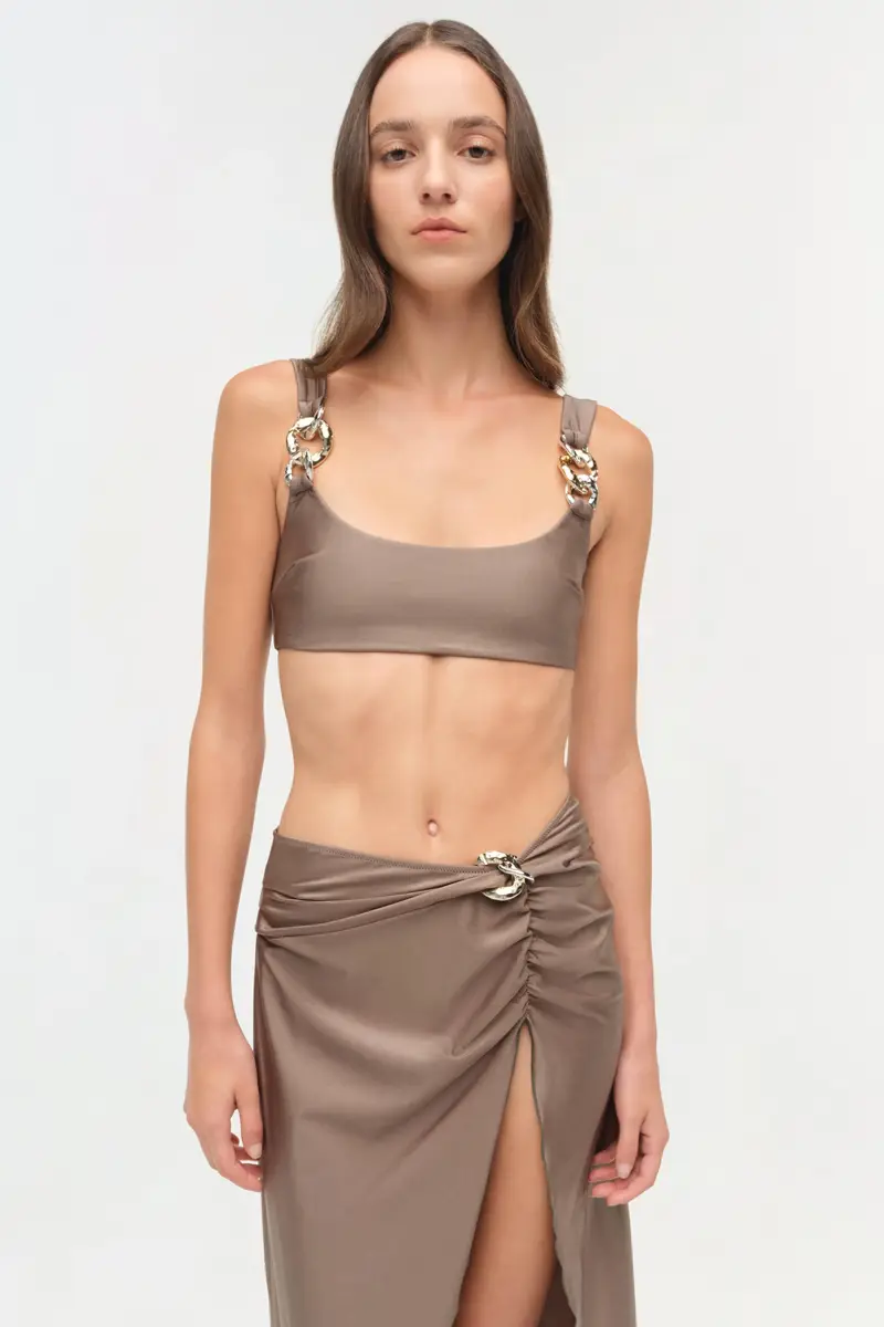 Simkhai Wilda Satin Tank Top | Thumbnail 3 Simkhai Wilda Satin Tank Top | Thumbnail 3