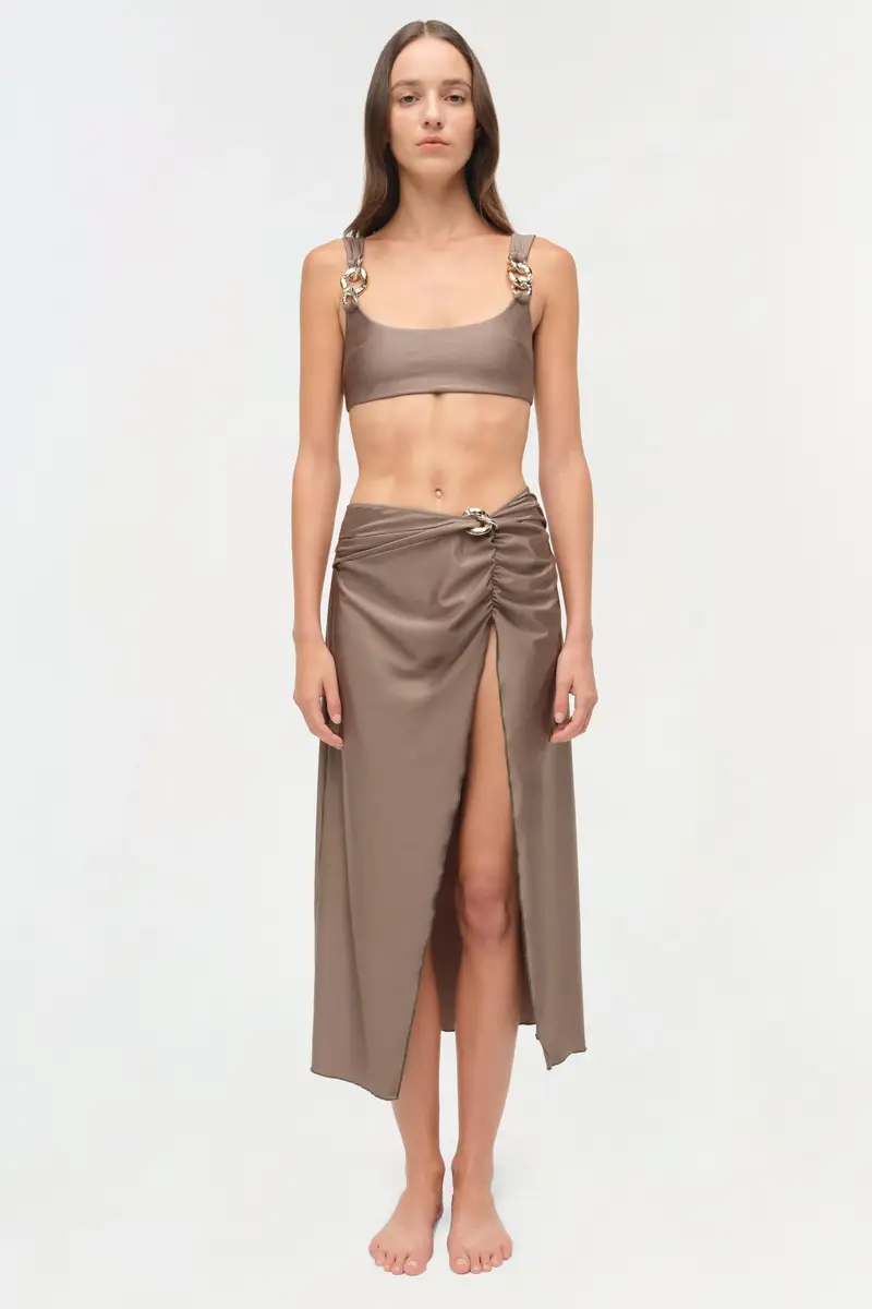 Simkhai Wilda Satin Tank Top | Thumbnail 6 Simkhai Wilda Satin Tank Top | Thumbnail 6