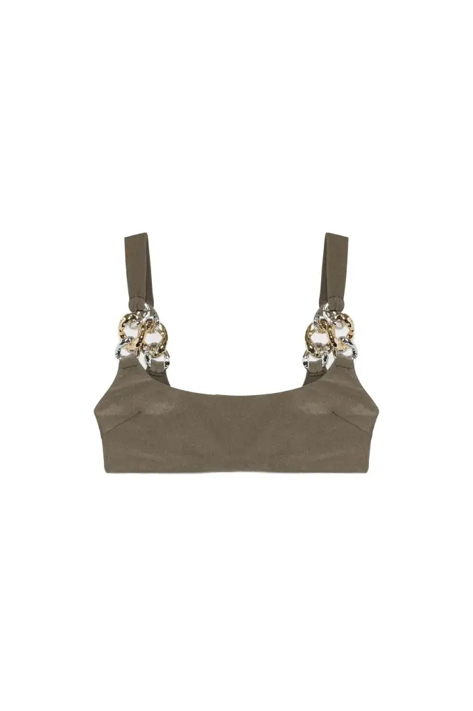 Simkhai Wilda Satin Tank Top