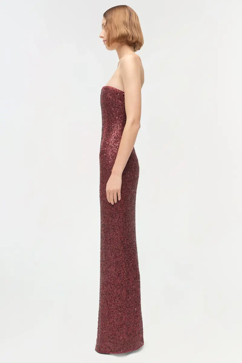 Simkhai Xyla Sequin Gown | Thumbnail 4