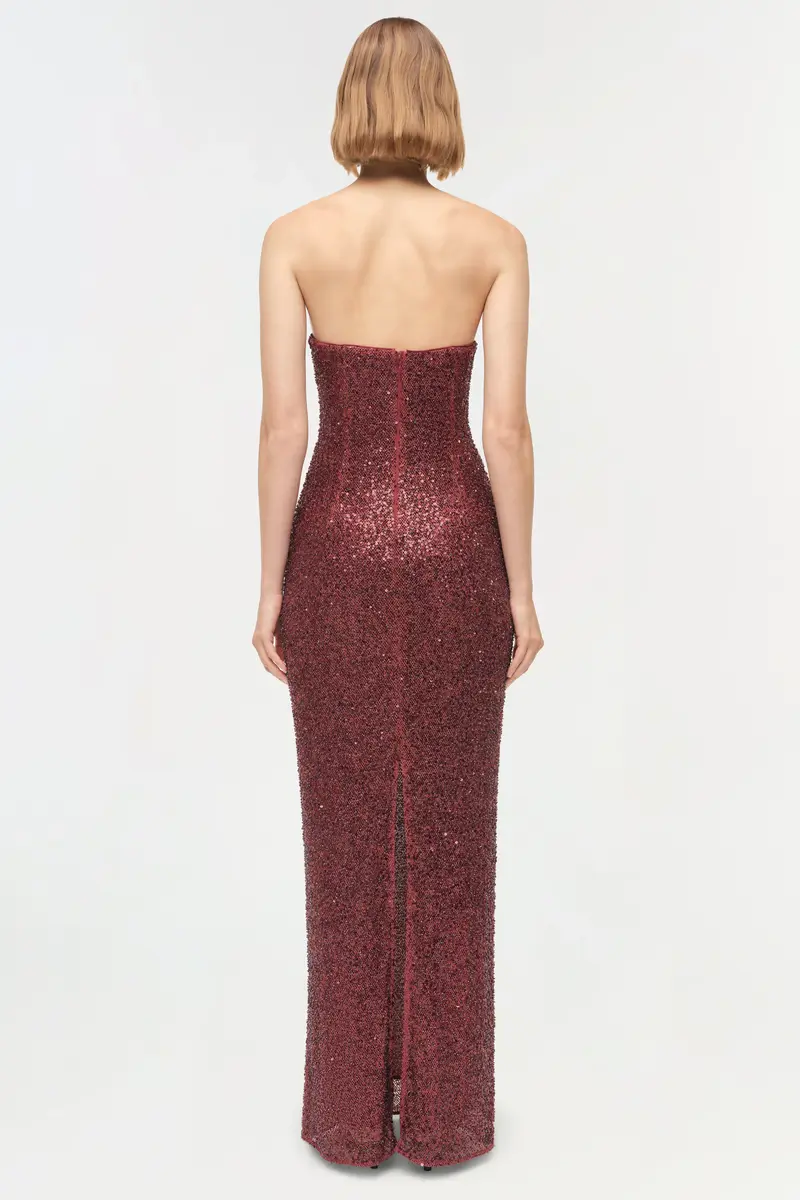 Simkhai Xyla Sequin Gown | Thumbnail 5