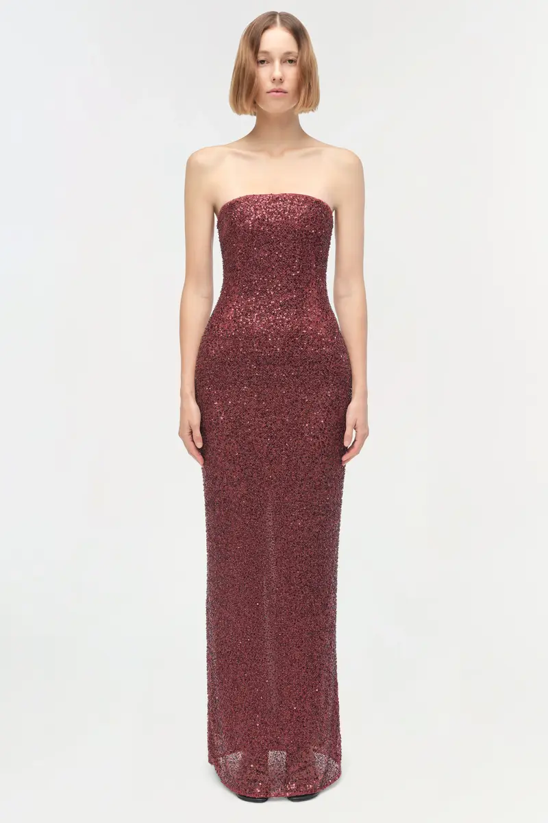 Simkhai Xyla Sequin Gown | Thumbnail 6
