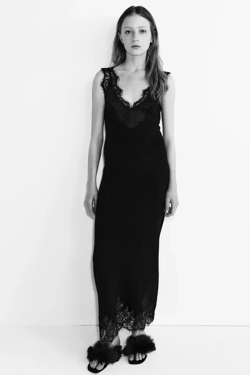 Simkhai Zinnia Lace Cashmere Midi Dress | Thumbnail 2