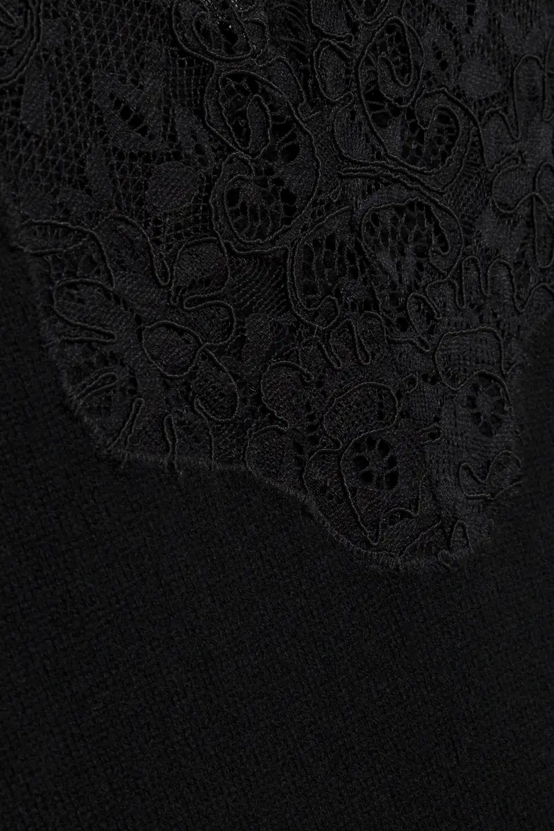 Simkhai Zinnia Lace Cashmere Midi Dress | Thumbnail 8