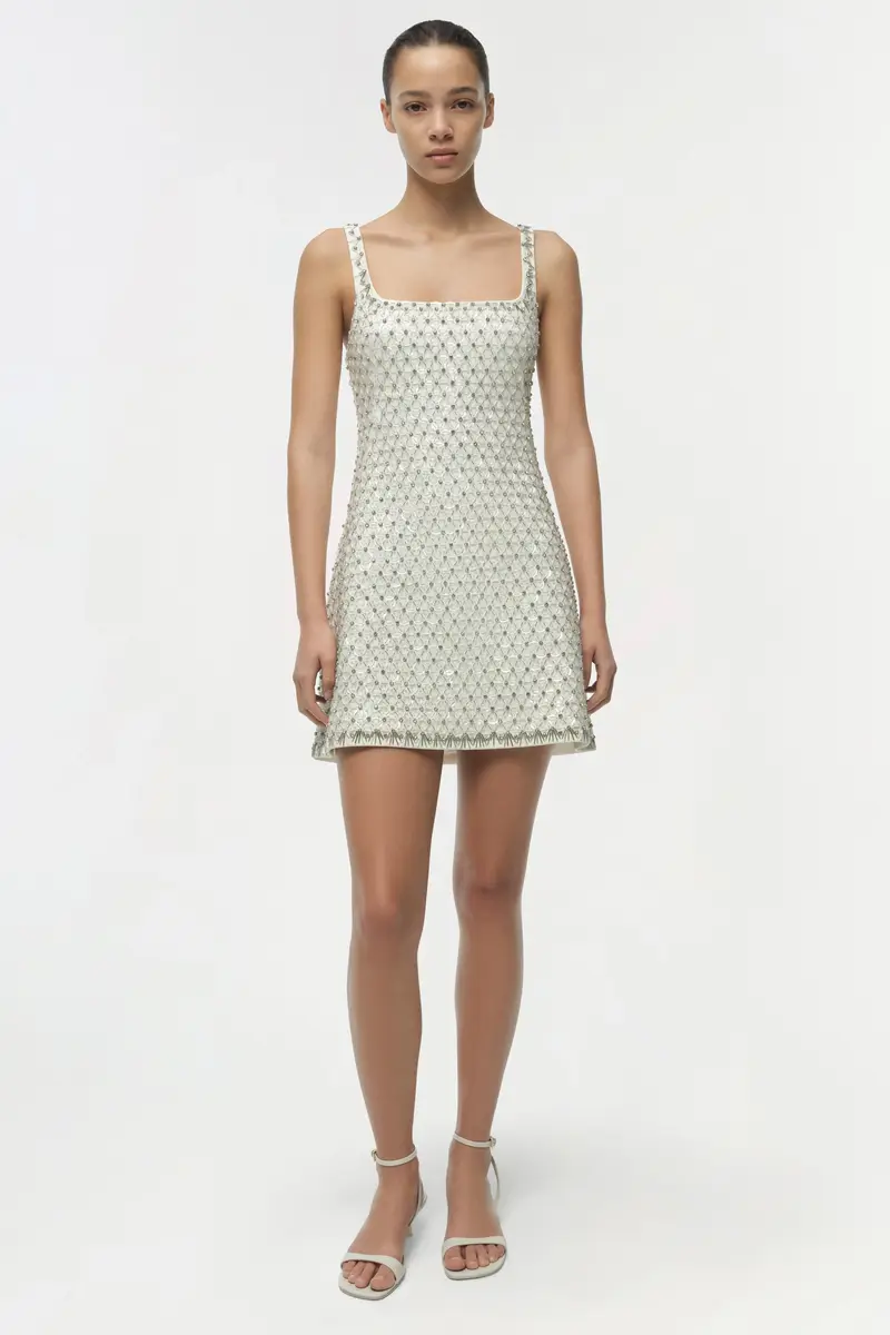 Simkhai Ziva Embellished Mini Dress | Thumbnail 2 Simkhai Ziva Embellished Mini Dress | Thumbnail 2