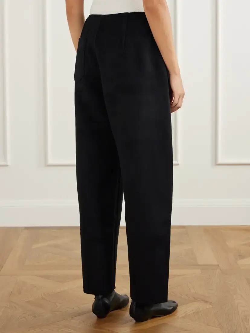 Lisa Yang Wool And Cashmere-blend Barrel-leg Pants | Thumbnail 4 Lisa Yang Wool And Cashmere-blend Barrel-leg Pants | Thumbnail 4