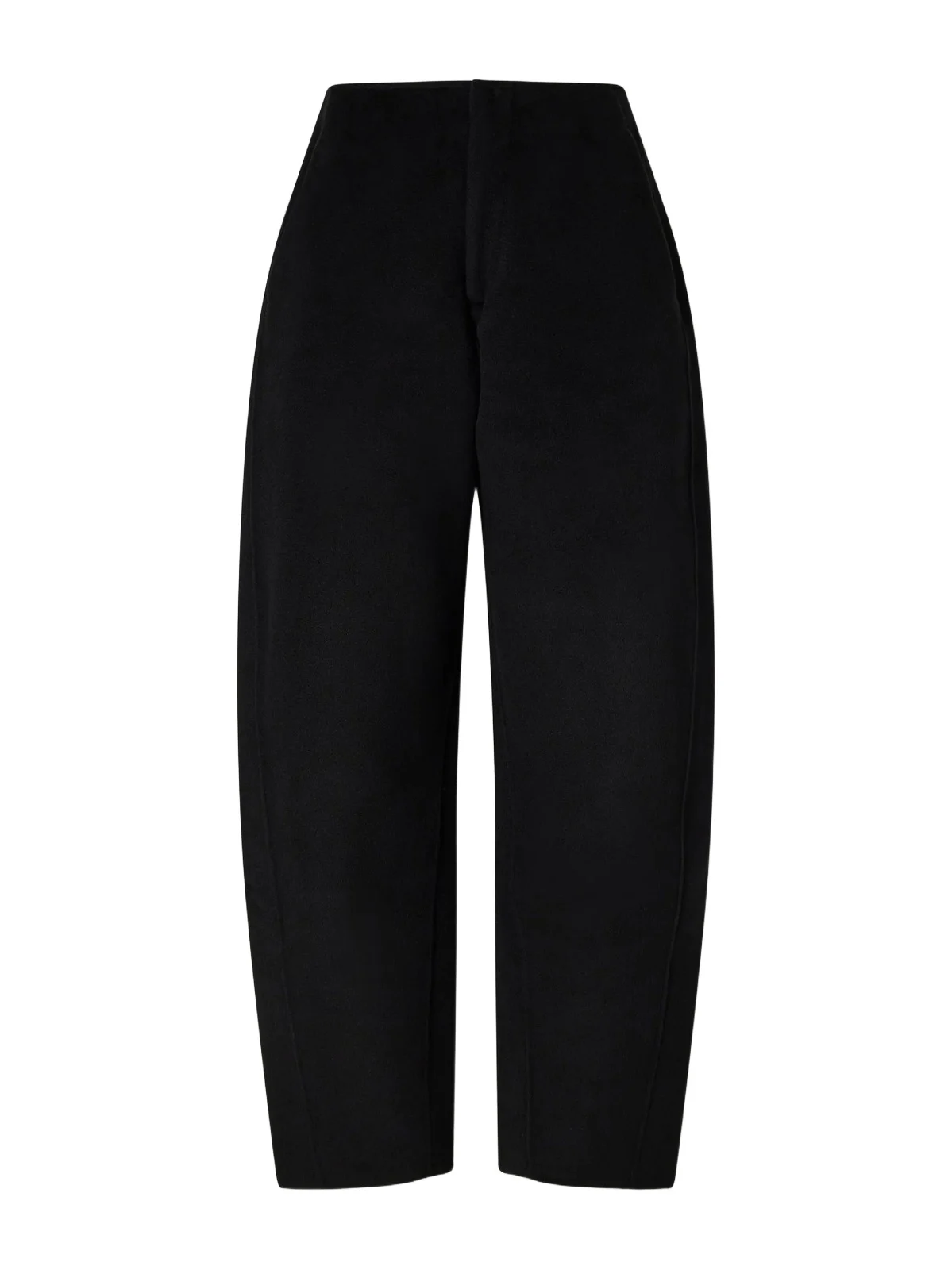 Wool And Cashmere-blend Barrel-leg Pants