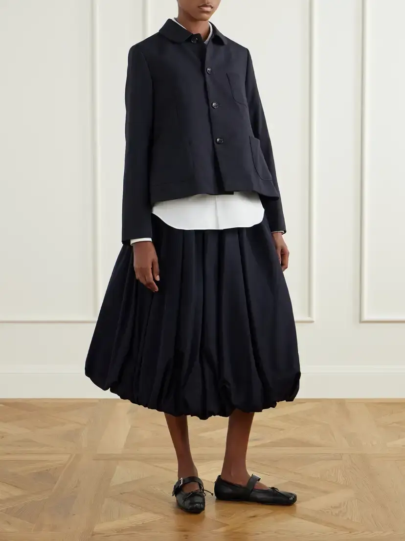 Comme des Garçons GIRL Ruffled Cotton-poplin Shirt | Thumbnail 2 Comme des Garçons GIRL Ruffled Cotton-poplin Shirt | Thumbnail 2