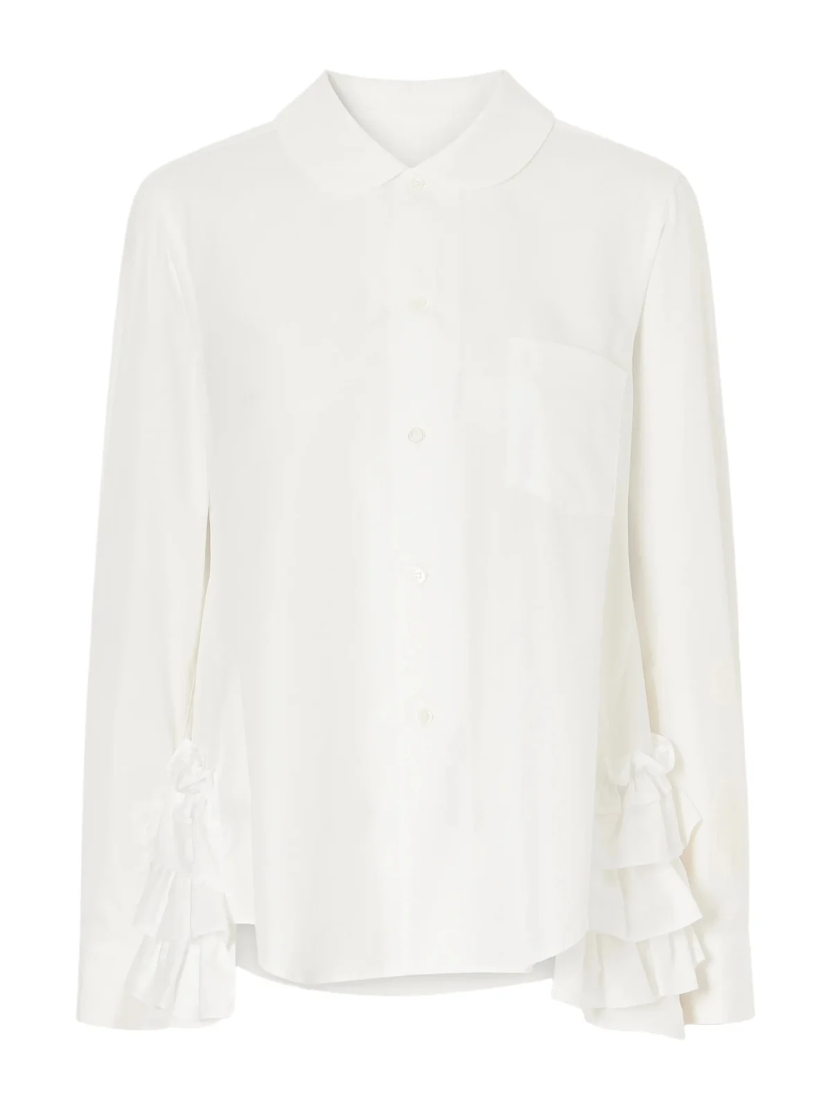 Comme des Garçons GIRL Ruffled Cotton-poplin Shirt