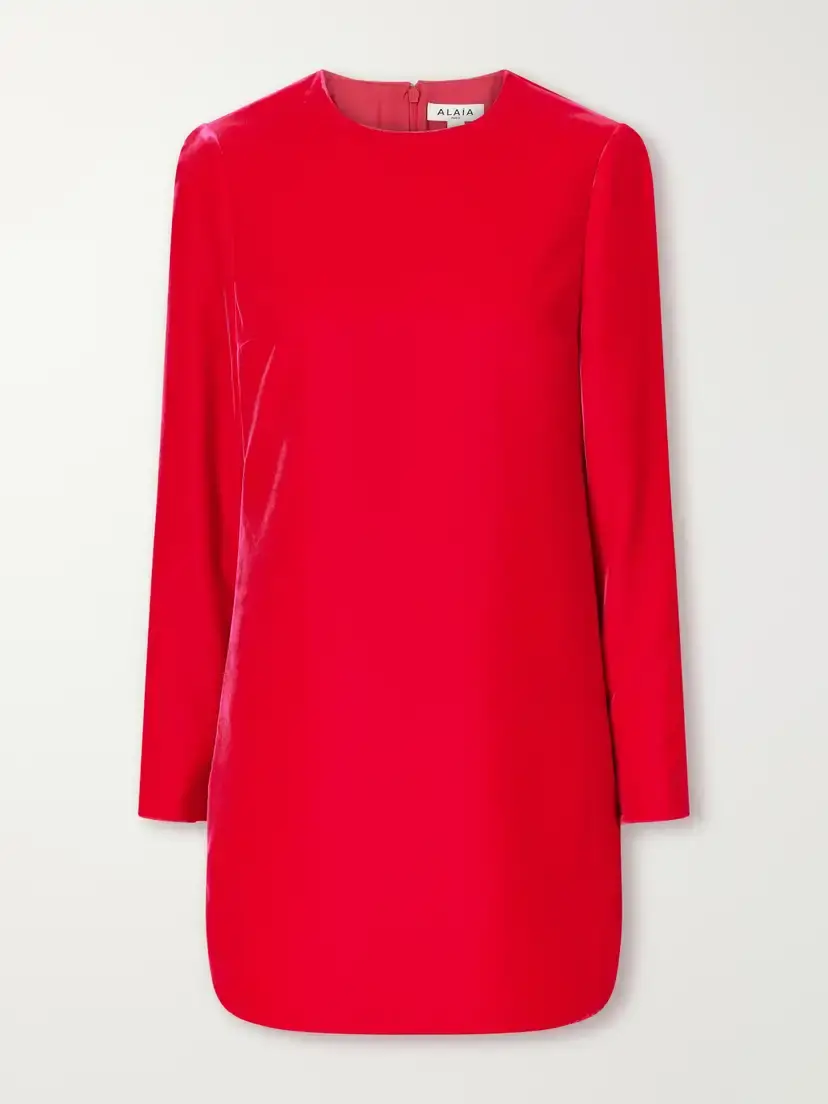 Alaïa Velvet Mini Dress | Thumbnail 2