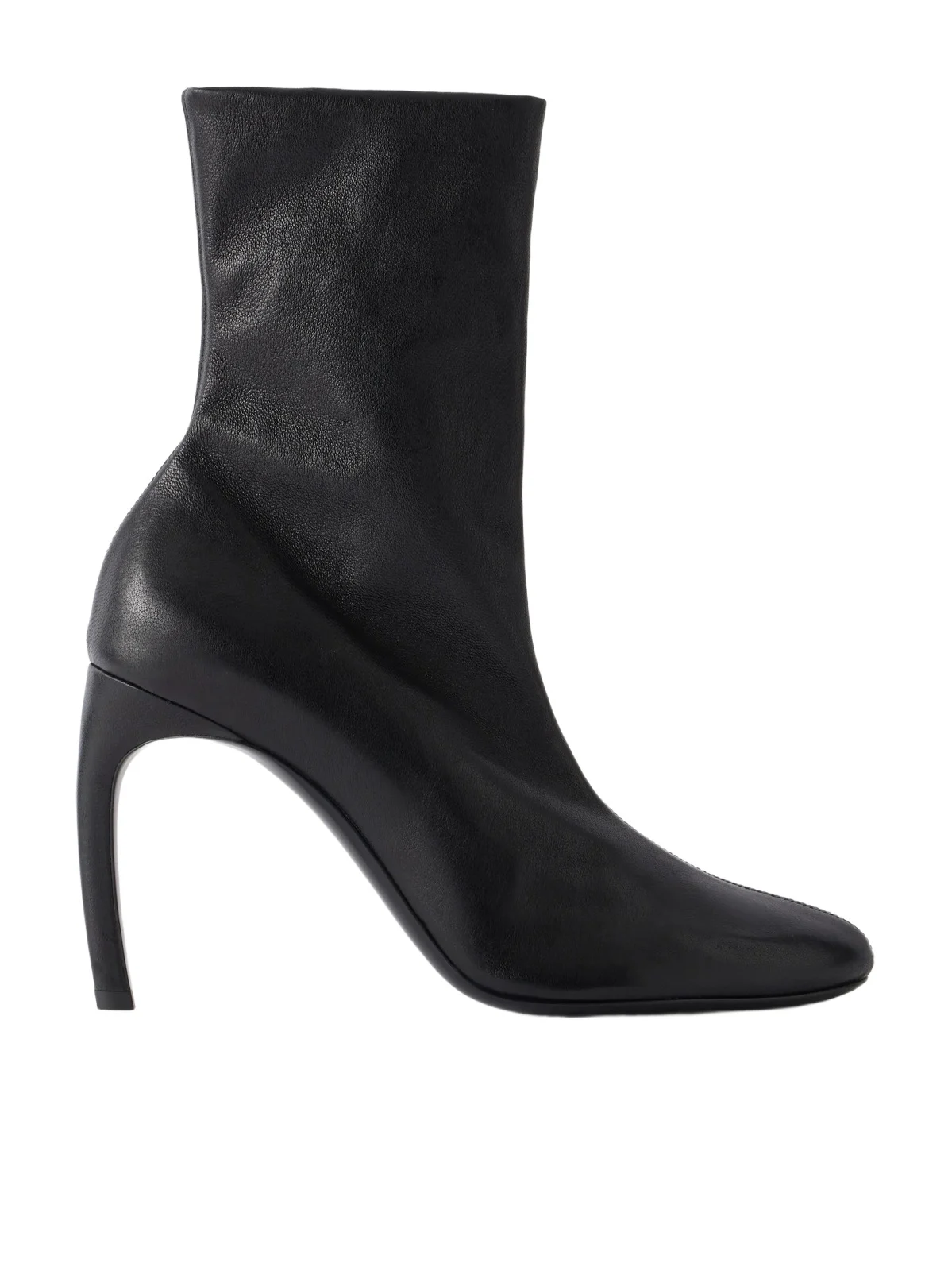Victoria Beckham Harlow Distressed Leather Ankle Boots