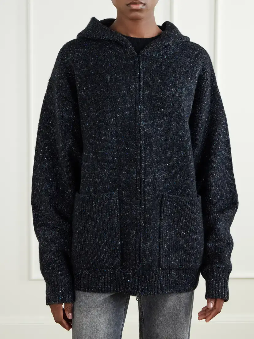 Tibi Hooded Wool-blend Tweed Jacket | Thumbnail 3 Tibi Hooded Wool-blend Tweed Jacket | Thumbnail 3